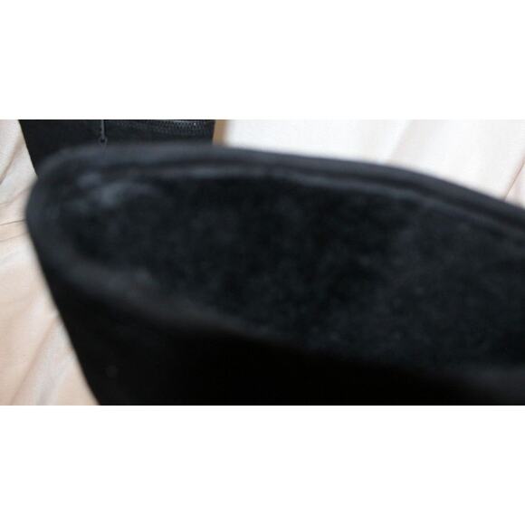 NIB Koolaburra Ugg Victoria Tall Bow Girls Suede‎ Shearling Boots Black - Picture 6 of 6